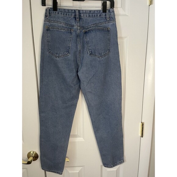 Nasty Gal High Rise Straight Leg Jeans UK Size 6 - Picture 5 of 10